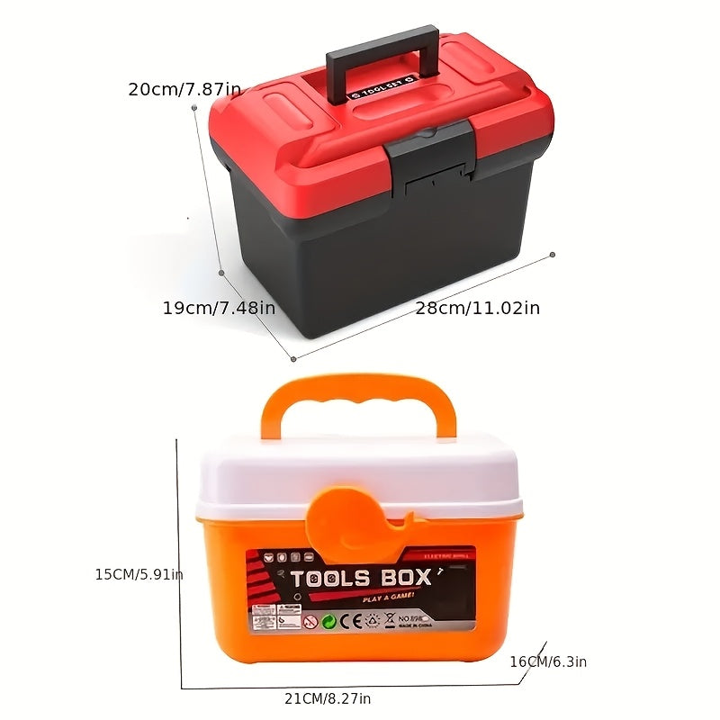 Kids Toy Tool Set with Drill and Accessories