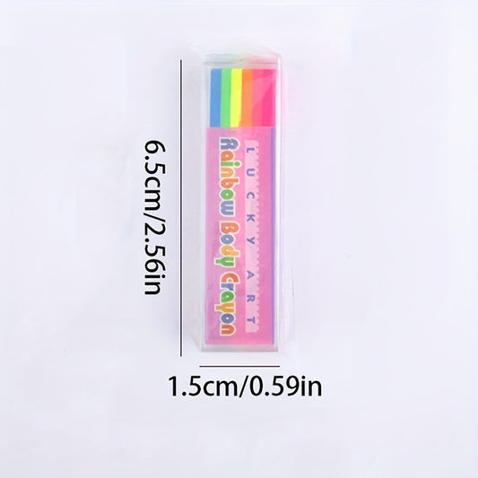 Disposable Tattoo Painting Stick Rainbow Face Body Painting Waterproof