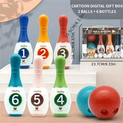 Mini Bowling Toy Interactive Leisure Indoor And Outdoor Sports Games