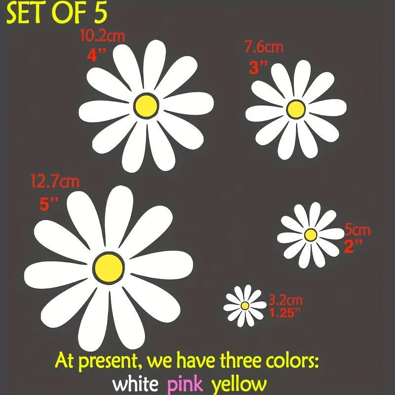 Daisy Car Sticker Set - Warm and Cozy Family Decor