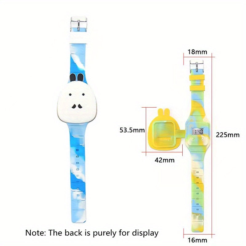 Children's Cartoon Flip Digital Watch