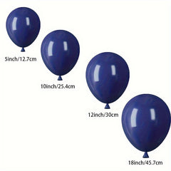 200pc Dark Latex Balloon Starry Sky Balloon 12.7x25.4x30.48cm
