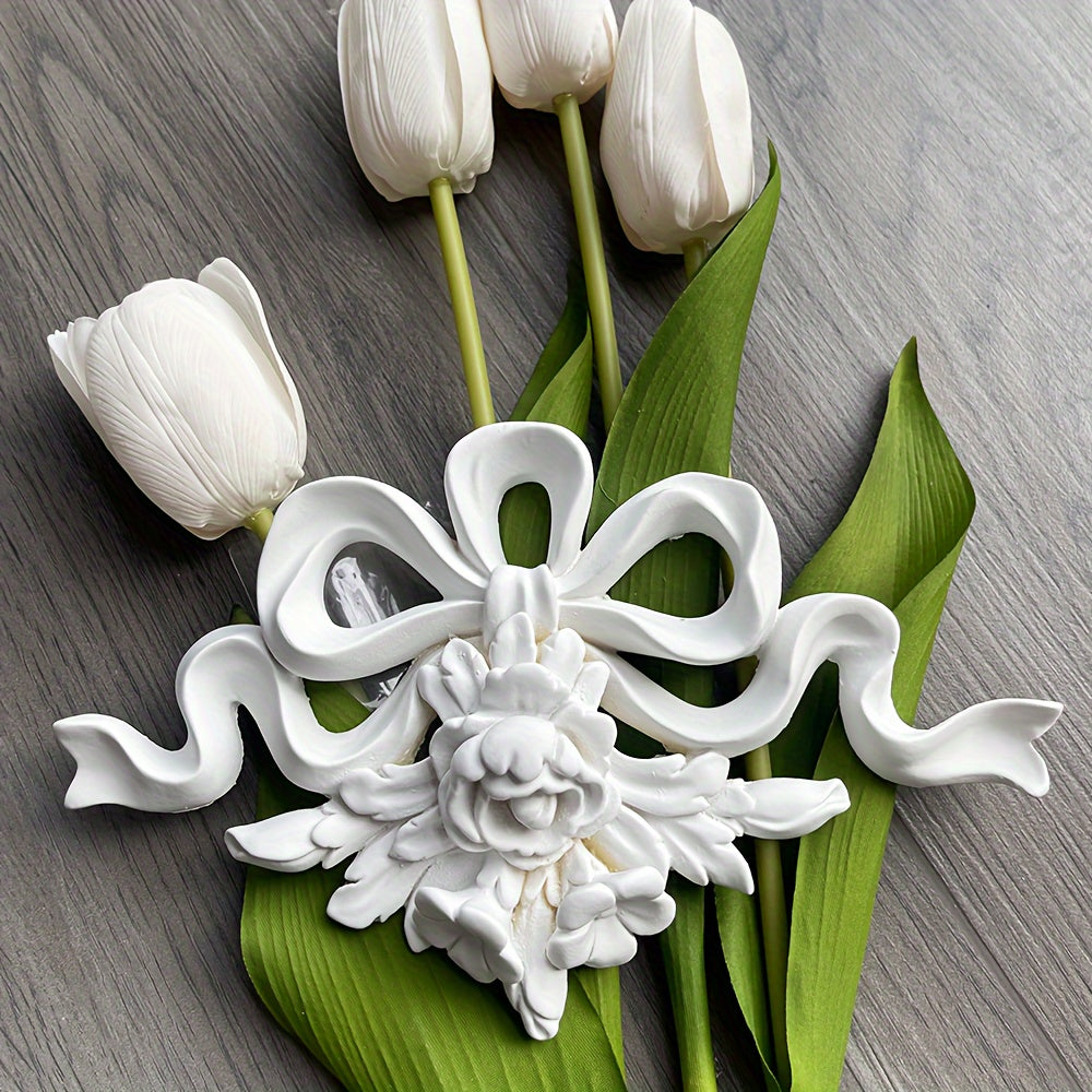 PU Combination Horizontal Flower Poly French Decoration Carved Flower
