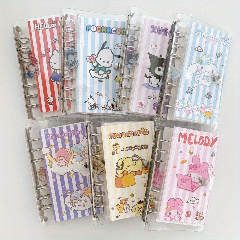 Kuromi A6 Notebook Spiral Bound Pastel Cover