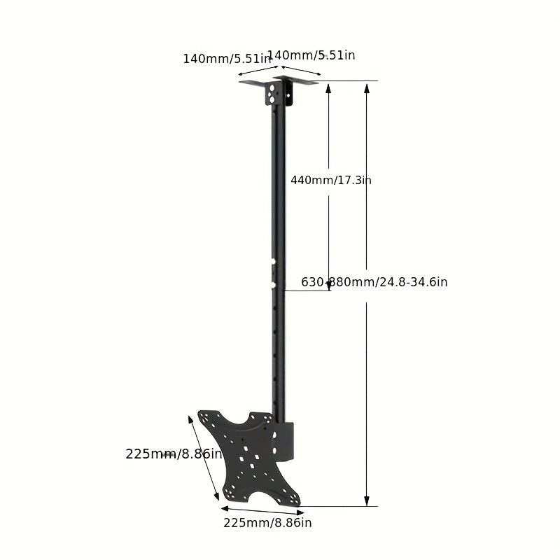 Universal TV Rotating Hanger Bracket 14-165cm Ceiling Mount