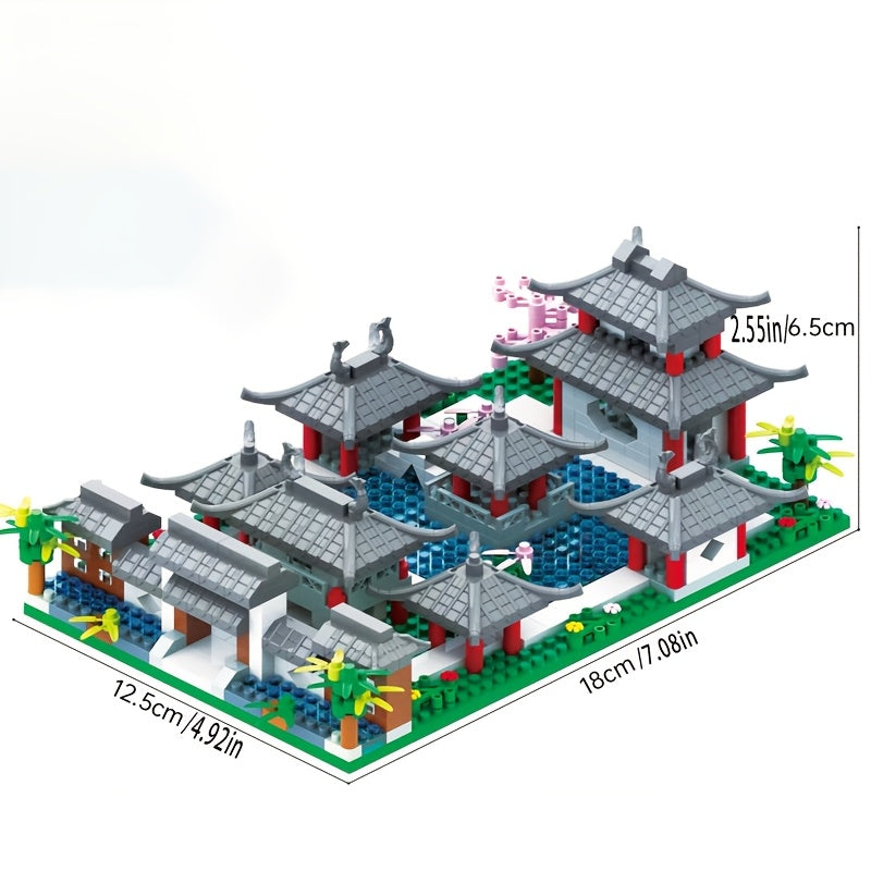 Suzhou Garden Building Blocks Puzzle Toy 2320pcs Chinese Architecture Set
