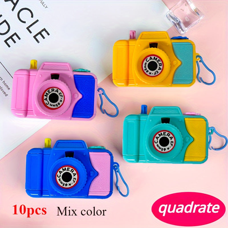 10pcs Kids' Viewing Cameras - Fun Cartoon Animal Design