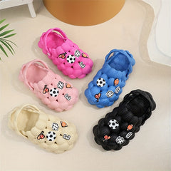 Cartoon Charms Girls House Shoes Quick Dry Lightweight Anti Slip Clogs