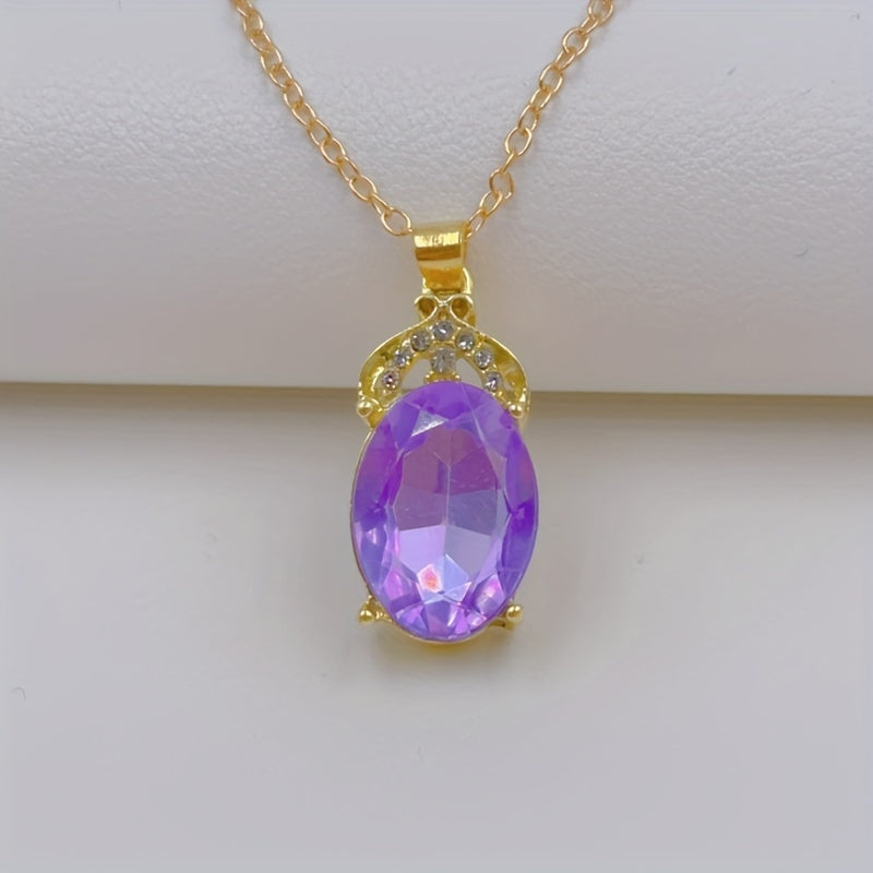 Classy Amethyst Pendant Necklace for Unique Charm