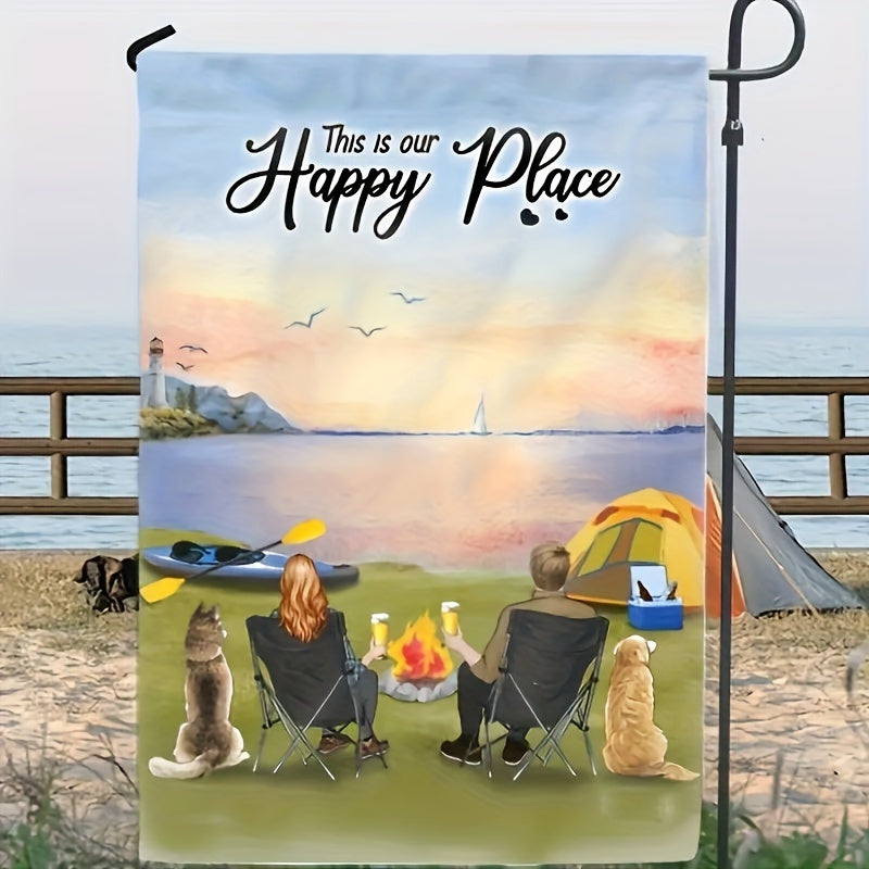 Custom Double Sided Garden Flag for Four Seasons Outdoor Decoration