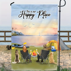 Custom Double Sided Garden Flag for Four Seasons Outdoor Decoration