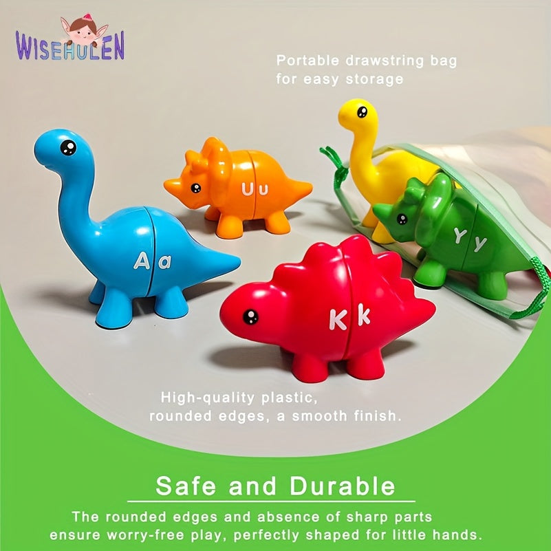 Dinosaur Matching Game 1-10 Sensory Trash Can Set