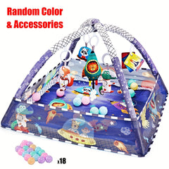 Tummy Time Activity Mat for Kids Play Gym Mat Sensory Development