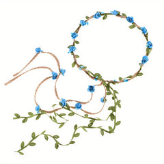 Floral Wreath Headband Boho Style Bridal Hair Accessories