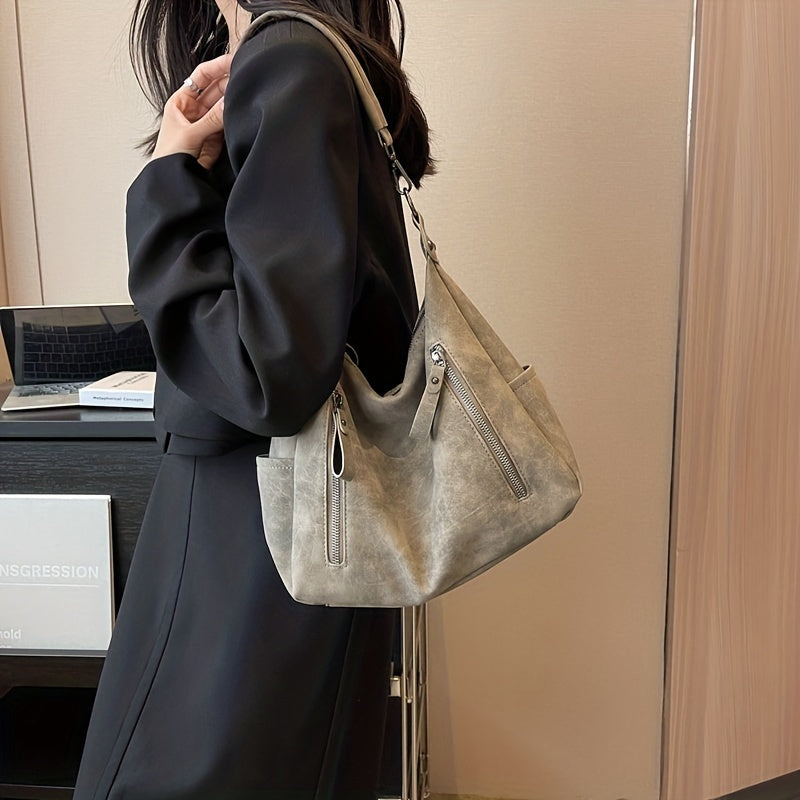 Vintage Hobo Bag Retro PU Leather Shoulder