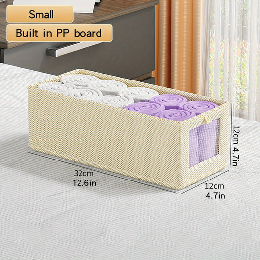 Foldable Transparent Mesh Storage Bag Large Capacity Drawer Organizer