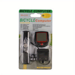 Waterproof GPS Bike Computer Cycle Speedometer LCD Display