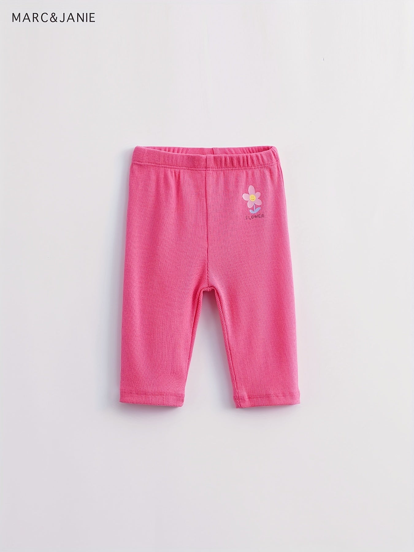Girls Summer Cropped Leggings Assorted Colors Elastic Knit Pants