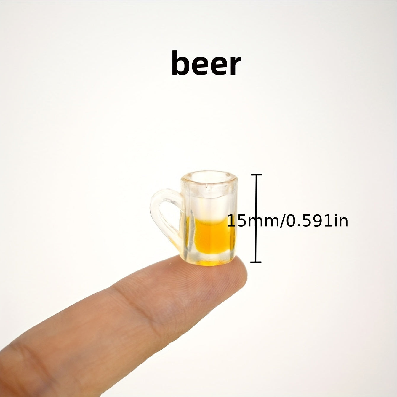 Beer Mugs 1:12 Scale Dollhouse Accessories ABS Material Mixed Simulation Beer Mo