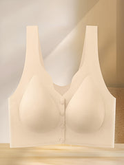 Front Buckle Wireless Bra Push Up