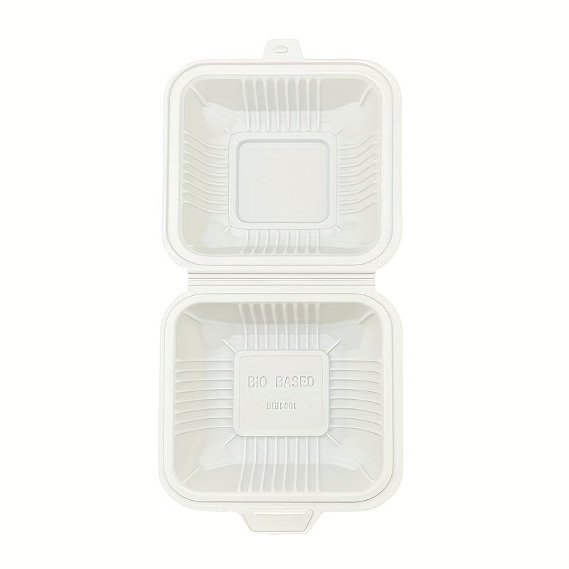 12pcs 99pcs Disposable Hamburger Pastry Bread Cornstarch Box