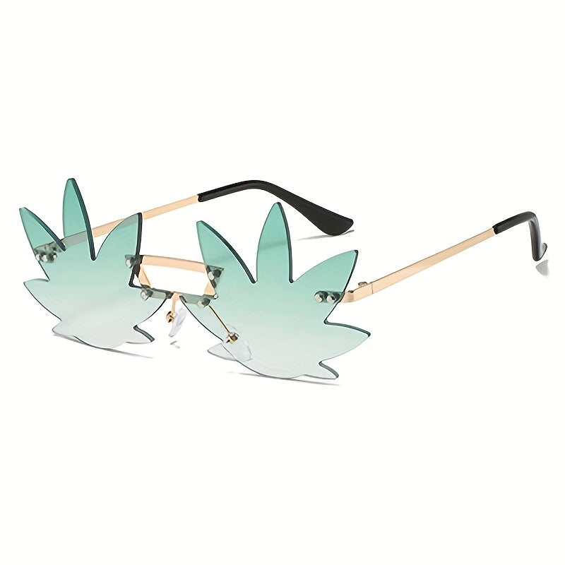 Irregular Flowers Shaped Gradient Lens Sunglasses