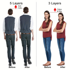 Adjustable 5 Layer Height Increasing Insoles for Men & Women