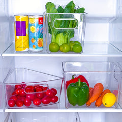 Transparent Fruit and Veg Storage Box Refrigerated and Organized