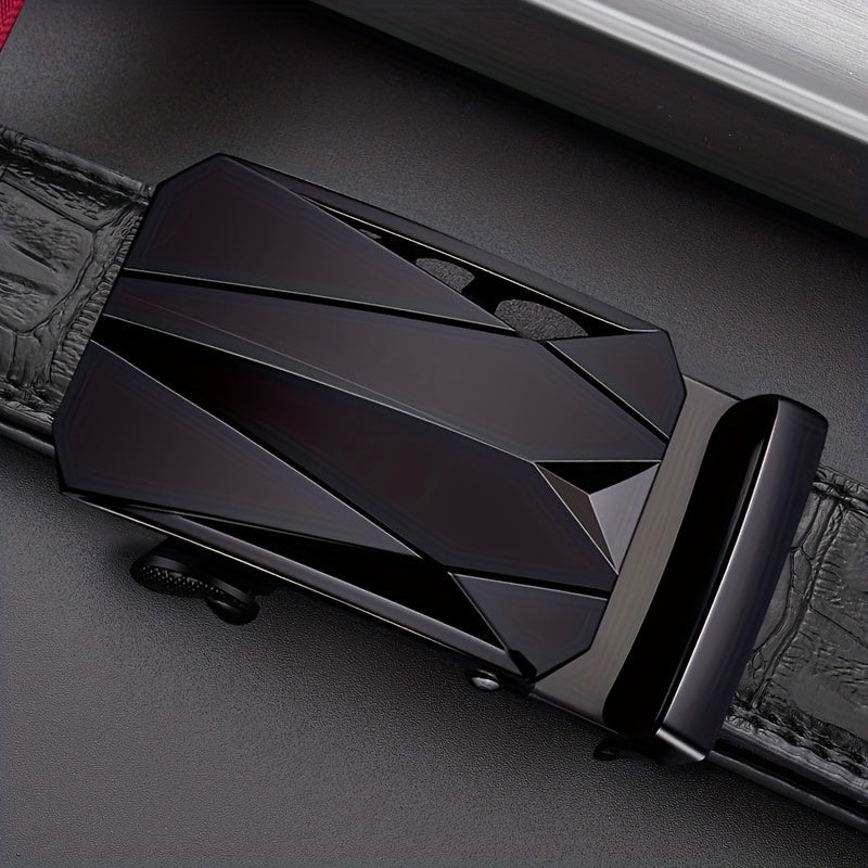 Automatic Buckle Business Belt for Men