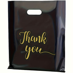 100pcs Reusable Plastic Gift Bags - Perfect for Boutiques & More