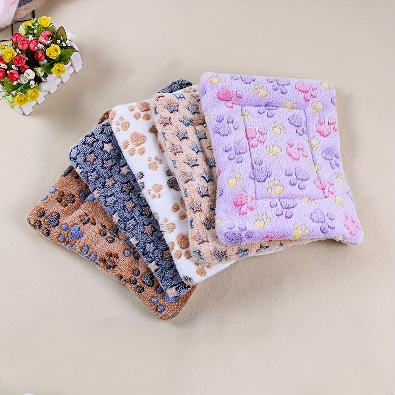 Cartoon Gray Large Bone Pattern Thickened Double Layer Pet Mat