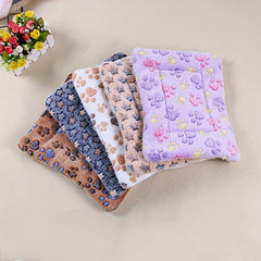 Star Pattern Cat Mattress Cozy Sleep Blanket