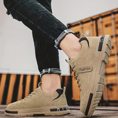 Men's Lace up Sneakers Casual Walking Shoes Comfortable And Breathable