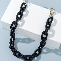 Acrylic Men's Pants Chain