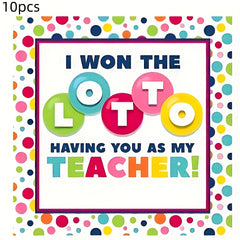 Teacher Appreciation Gift Tags Set