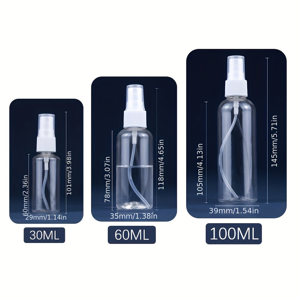 Portable Plastic Perfume Atomizer Mini Spray Bottle 30ml 60ml
