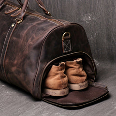 Men's Leather Handbag Vintage American Style Crossbody Bag