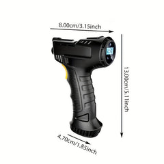 120W Portable Car Air Compressor Inflator Handheld Pump LED Light