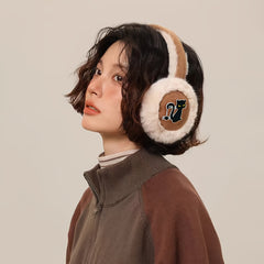 Faux Fur Earmuffs Warm Ear Covers Coffee Unisex Outdoor Cold
