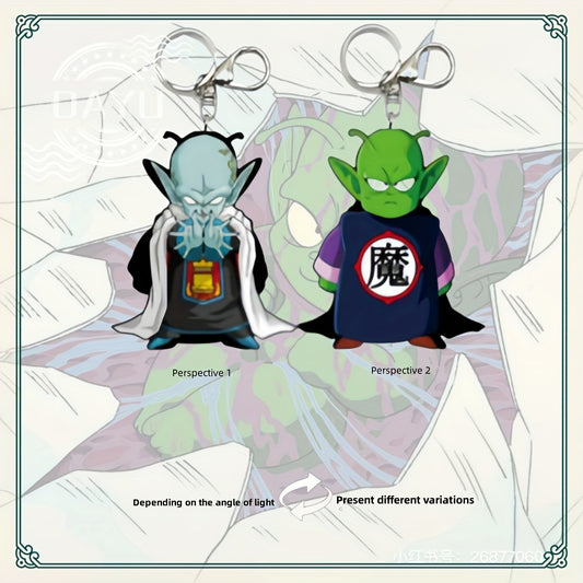 Cartoon Face Changing Keychain Acrylic Bag Pendant for Men