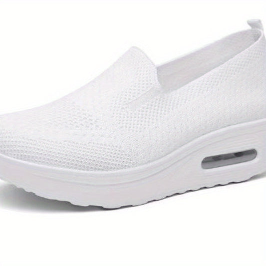 Women's Air Cushion Slip On Sock Shoes Casual Walking Shoes