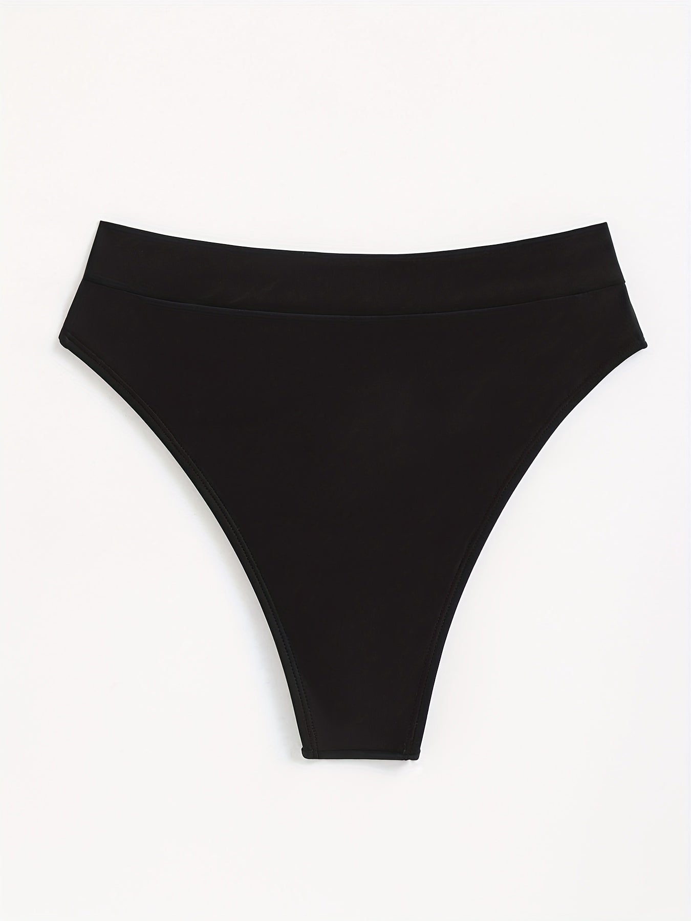 High Stretch Bikini Bottom Sexy Style High Cut Beachwear