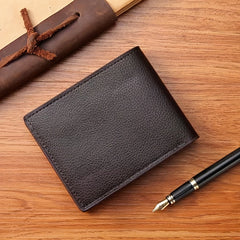 Men's PU Leather Eagle Pattern Short Wallet Card Cash Holder