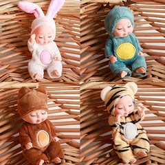 Companion Mini Reborn Animal Doll 1pc Plush Toy Sleeping Companion for Ages 3-6