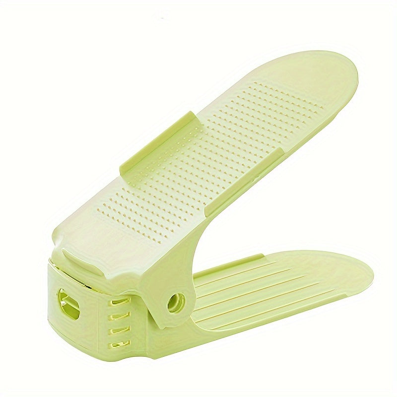 Adjustable Shoe Slot Organizer - Double Layer Space Saving Shoe Rack