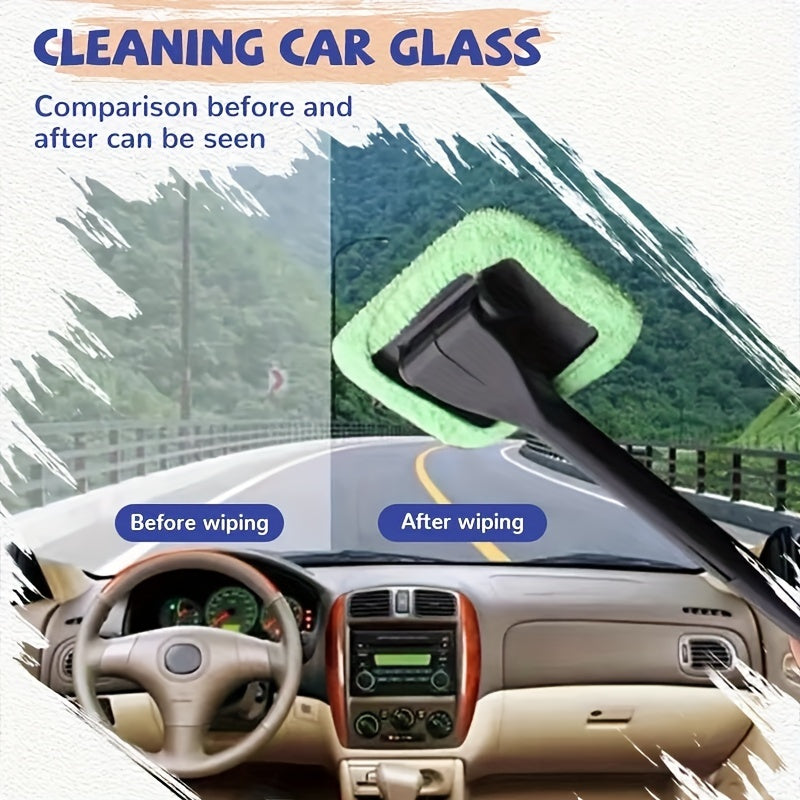 Car Window Cleaner Brush Kit Windshield Cleaning Auto Glass Wiper