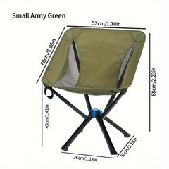 Portable Aluminum Alloy Folding Chair with Umbrella for Outdoor Camping