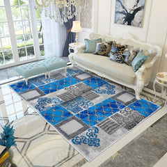 Persian Style Cashmere Area Rug for Living Room Bedroom Study