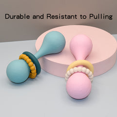 Silicone Grasp Rattle Ball Toy for Babies 0-12 Months