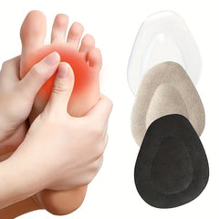 2pcs Plantar Fascitis Gel Half Insoles Anti Slip Inserts Women High Heels